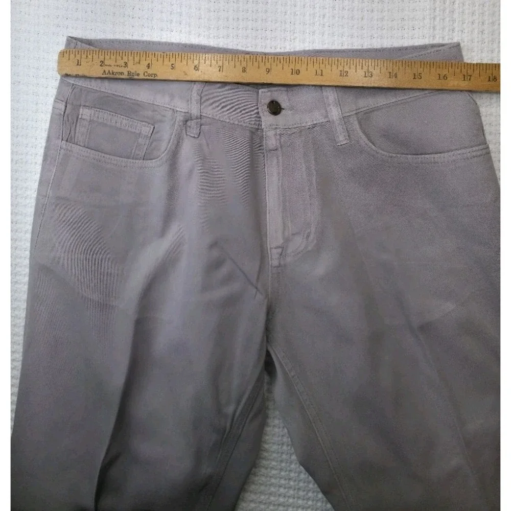 Joe's Jeans Men's 34x32 Gray Stretch Twill Pants Straight Leg Five Pocket
